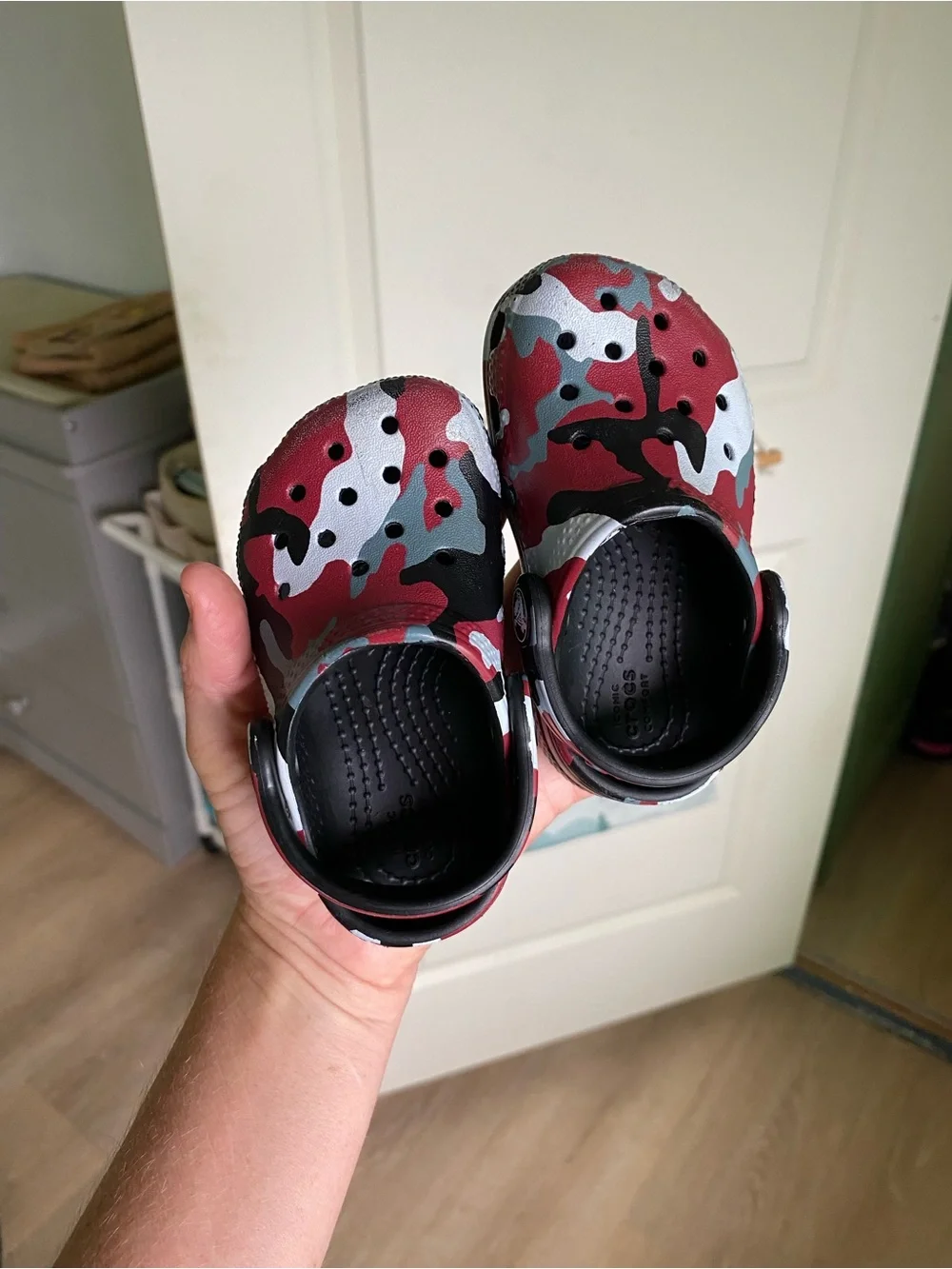 Baby Camo Crocs - Size 5